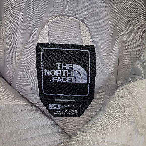 Northface Goosedown, 600 Fill,  Winter White, Puffer Jacket Large PTP 21.5 L. 25 - Picture 7 of 11